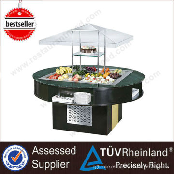 Refrigerador de barra de ensalada refrigerada R134 / R404 de equipo de catering